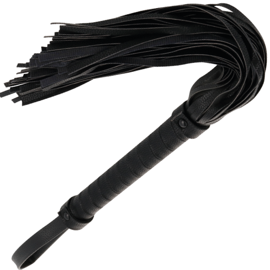 DARKNESS - SVART BONDAGEPISK 42CM LÄDER