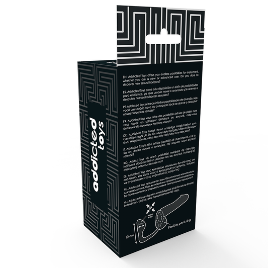 BEROENDE LEKSAKER - ANALPLUGG MED SVART PENISRING