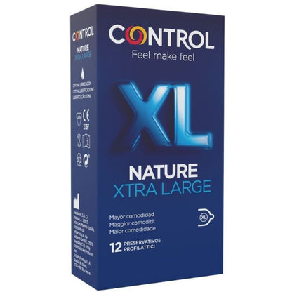 CONTROL - ADAPTA NATURE XL CONDOMS 12 UNITS - Kink&Play