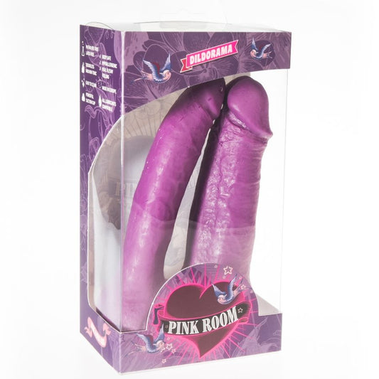 ROSA RUMMET - ARTHUS REALISTISK DILDO LILA 17CM/15.5CM