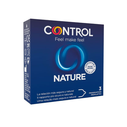 CONTROL - ADAPTA NATURE CONDOMS 3 UNITS - Kink&Play