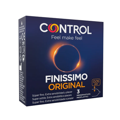 CONTROL - FINISSIMO CONDOMS 3 UNITS - Kink&Play