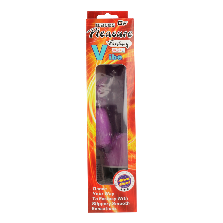 BAILE - WAVES OF PLEASURE FANTASYVIBRATOR MED LILA RABBIT 23 CM