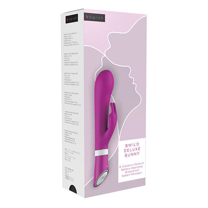 B SWISH - BWILD DELUXE BUNNY RABBIT VIBRATOR RASPBERRY - Kink&Play