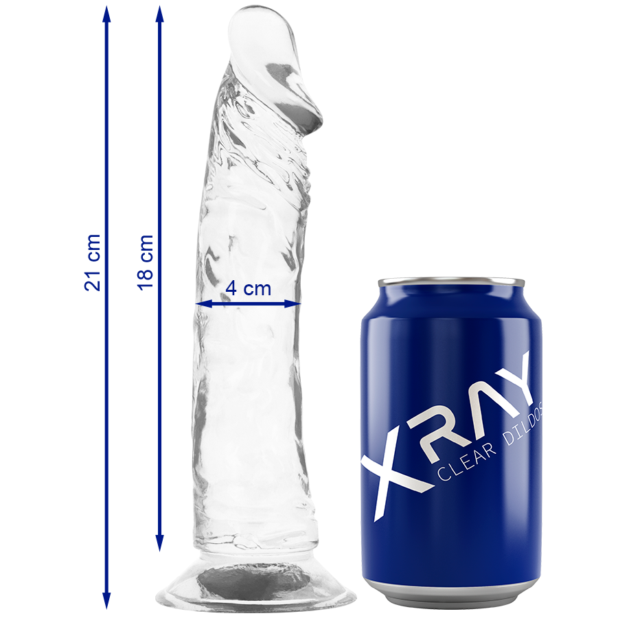 RÖNTGEN - KLAR KUK 21 CM -O- 4 CM