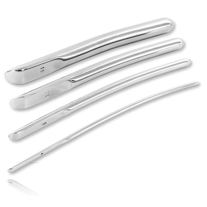 METAL HARD - 9MM STEEL URETHRAL DILATOR - Kink&Play