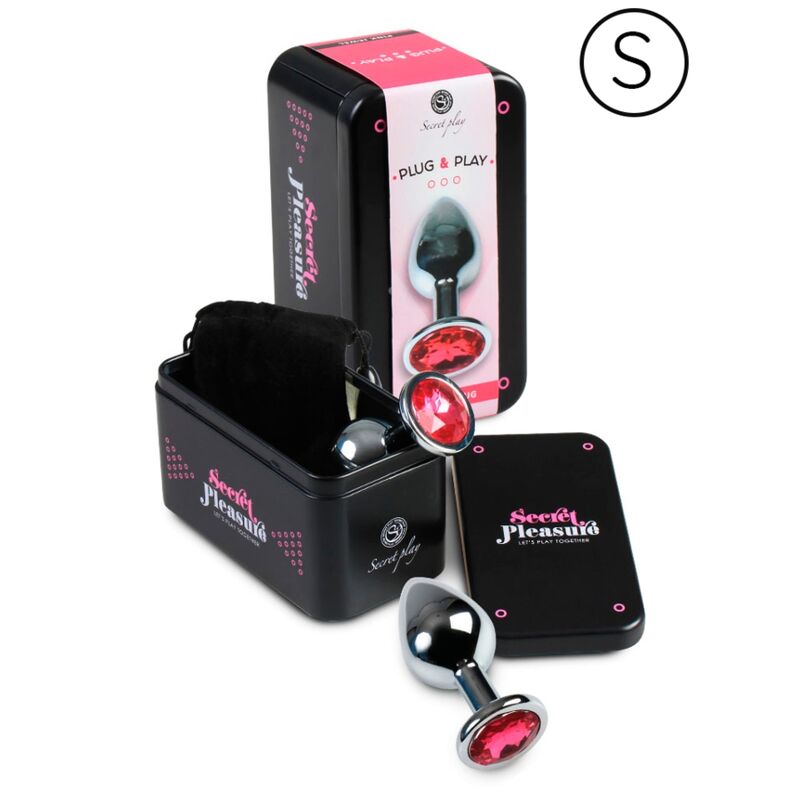 SECRETPLAY - PLUG ANAL ALUMINUM FUCHSIA 7 CM - Kink&Play