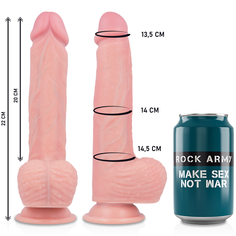 ROCKARMY – ROTATION OCH VIBRATION HAWK REALISTISK 22 CM -O- 4,6 CM