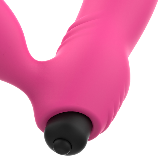 OHMAMA - BIX DUBBEL STIMULERINGSVIBRATOR JULUTGÅVA ROSA