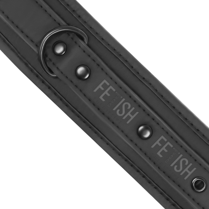 FETISH SUBMISSIVE - SET OF HAND AND ANKLE HANDCUFFS WITH NOPRENE LINING - Kink&Play