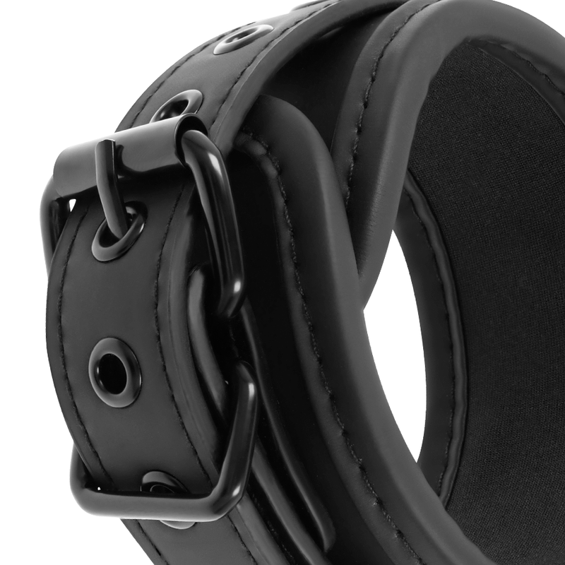 FETISH SUBMISSIVE - SET OF HANDCUFFS AND TIES WITH NOPRENE LINING - Kink&Play