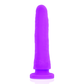 DELTA CLUB - LEKSAKER LILA DILDO MEDICINSK SILIKON 20 CM -O- 4 CM
