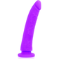 DELTA CLUB - LEKSAKER LILA DILDO MEDICINSK SILIKON 23 CM -O- 4,5 CM