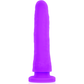 DELTA CLUB - LEKSAKER LILA DILDO MEDICINSK SILIKON 23 CM -O- 4,5 CM