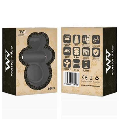 WOMANVIBE - ZEUS SILICONE VIBRATOR RING - Kink&Play