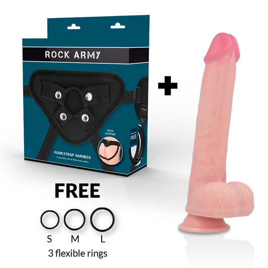ROCKARMY - ARN S + LIQUID SILIKONDILDO PREMIUM KINGCOBRA 24 CM -O- 4,77 CM