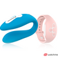 WEARWATCH - WATCHME VIBRATOR MED DUBBEL TEKNIK INDIGO / ROSA