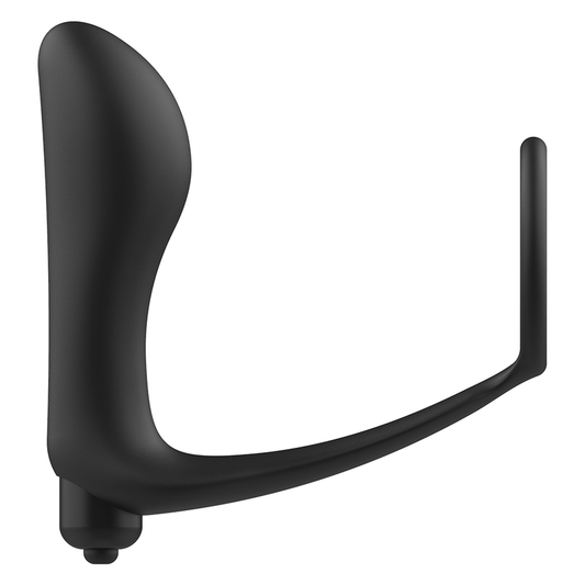 BEROENDE LEKSAKER - VIBRATORISK ANALPLUGG MED PENISRING