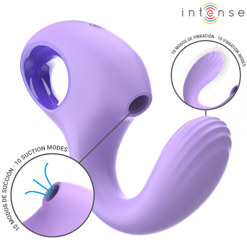 INTENSE - BAXTER VIBRATOR & STIMULATOR VIOLET - Kink&Play