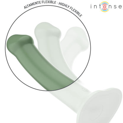 INTENSE - BECCA VIBRATOR WITH SUCTION CUP 10 VIBRATIONS GREEN REMOTE CONTROL - Kink&Play