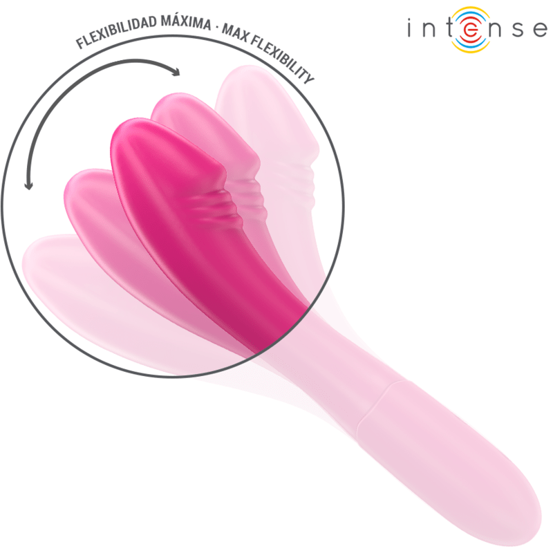 INTENSE - BELINDA VIBRATOR 19 CM FLEXIBLE 10 VIBRATIONS PINK - Kink&Play