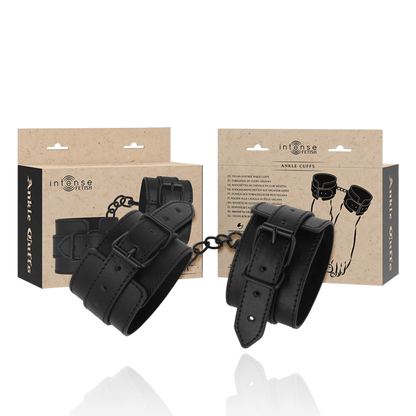 INTENSE - FETISH VEGAN LEATHER ANKLE CUFFS - Kink&Play
