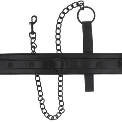 INTENSE - FETISH VEGAN LEATHER COLLAR - Kink&Play