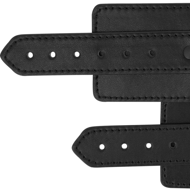 INTENSE - FETISH VEGAN LEATHER HANDCUFFS - Kink&Play