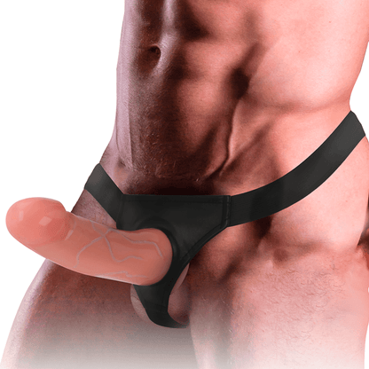 INTENSE - HOLLOW HARNESS WITH DILDO 16 X 3 CM - Kink&Play