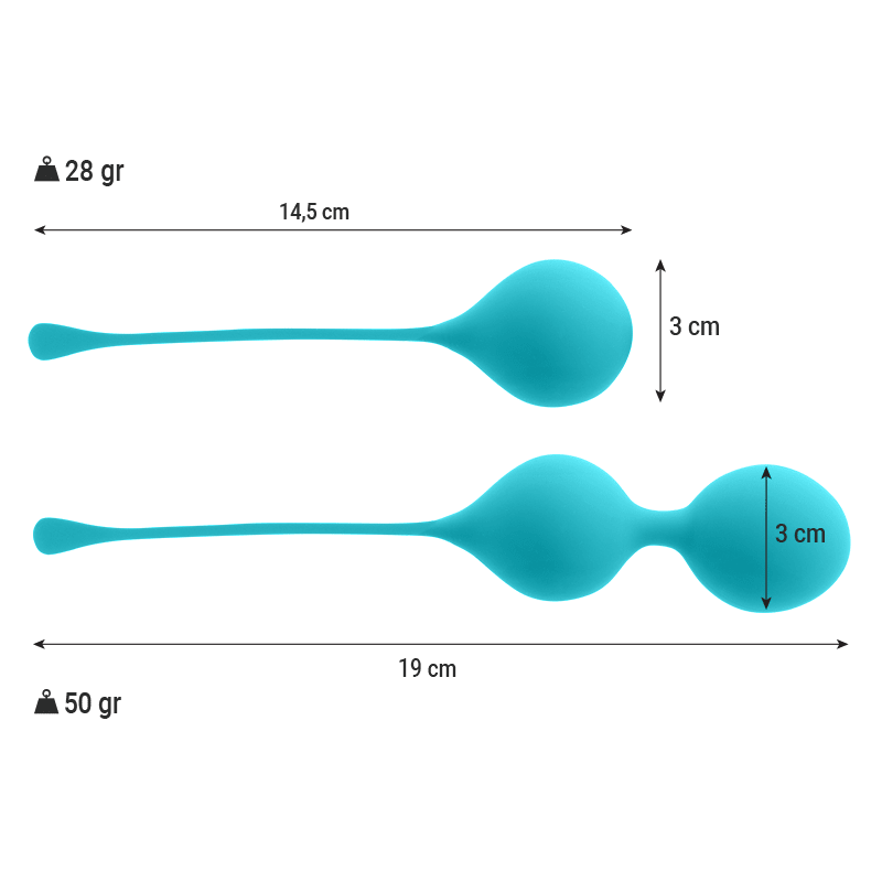 INTENSE - KEGEL BALLS PACK KENDALL BLUE - Kink&Play