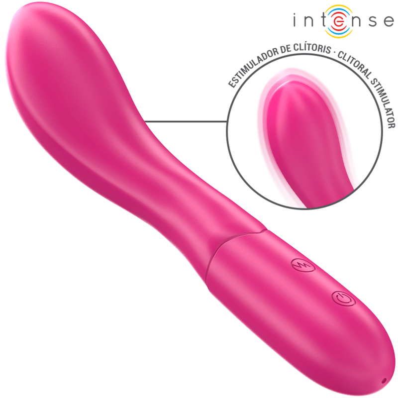 INTENSE - LISETTE VIBRATOR 19 CM FLEXIBLE 10 VIBRATIONS PINK - Kink&Play