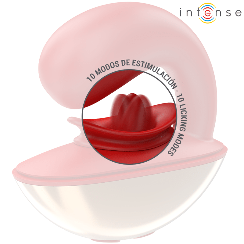 INTENSE - MARIAH VIBRATOR & STIMULATOR IN U SHAPE 10 VIBRATIONS RED - Kink&Play