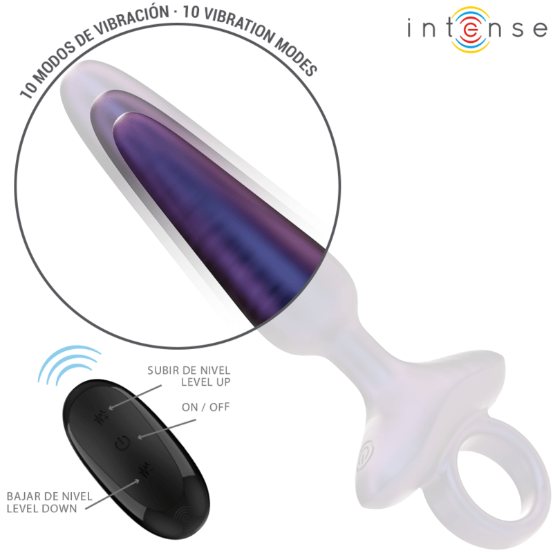 INTENSE - MARLON VIBRATING ANAL PLUG MODEL 4 REMOTE CONTROL - Kink&Play