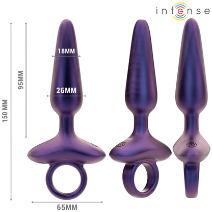INTENSE - MARLON VIBRATING ANAL PLUG MODEL 4 REMOTE CONTROL - Kink&Play