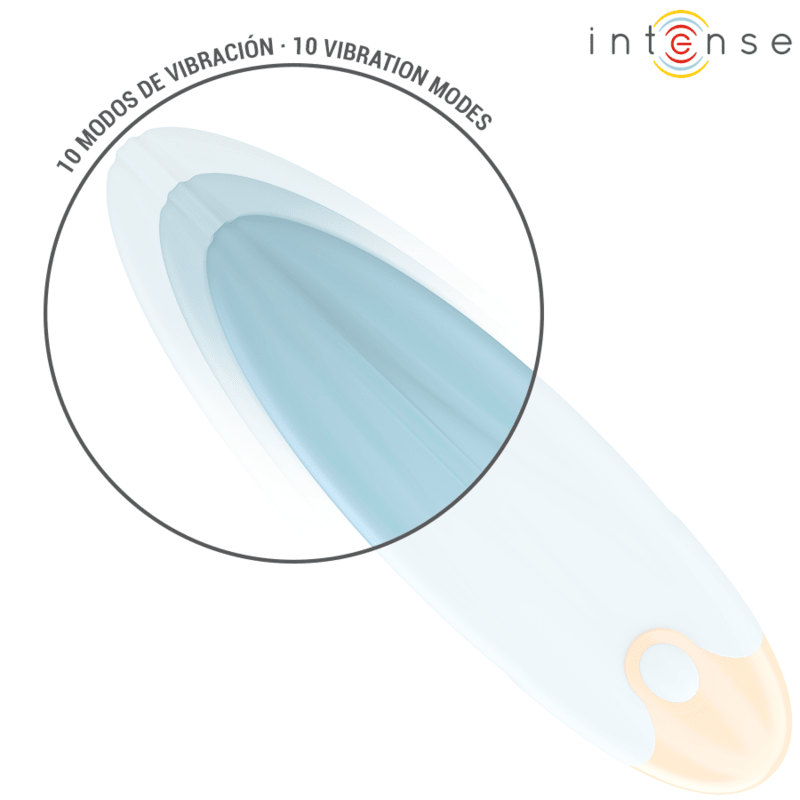 INTENSE - MIKE VIBRATING BULLET 10 VIBRATIONS BLUE - Kink&Play