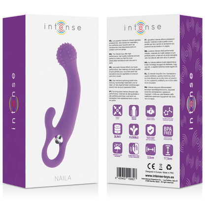 INTENSE - NAILA VIBRATING SILICONE LILAC - Kink&Play