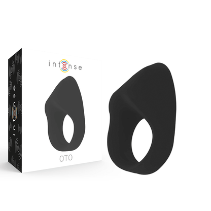 INTENSE - OTO BLACK RECHARGEABLE VIBRATOR RING - Kink&Play