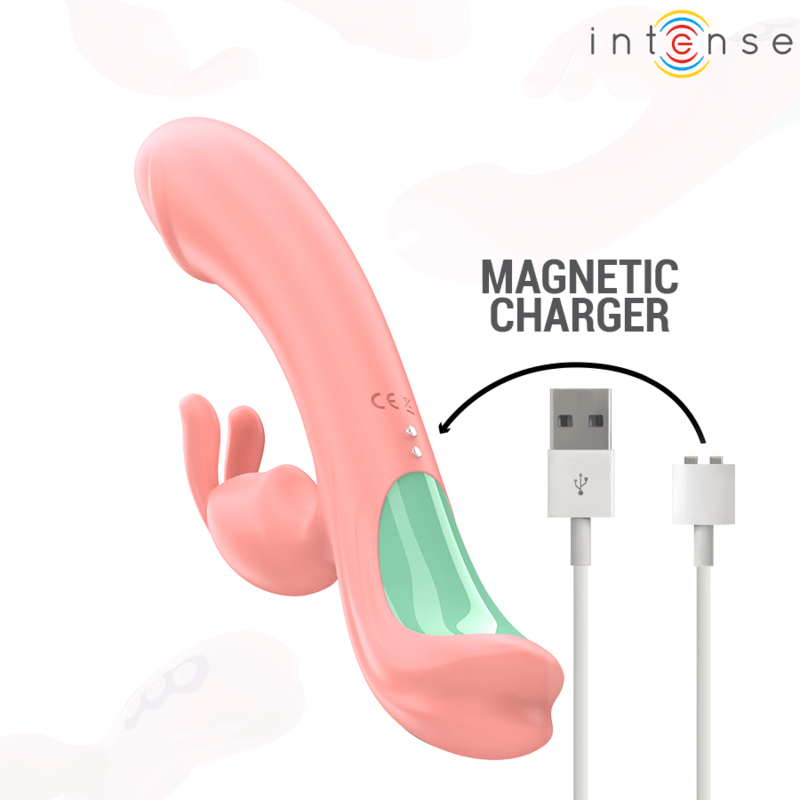 INTENSE - RACHEL RABBIT VIBRATOR 5 VIBRATIONS PINK - Kink&Play