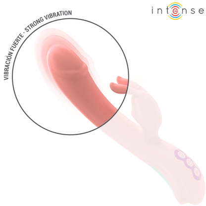 INTENSE - RACHEL RABBIT VIBRATOR 5 VIBRATIONS PINK - Kink&Play