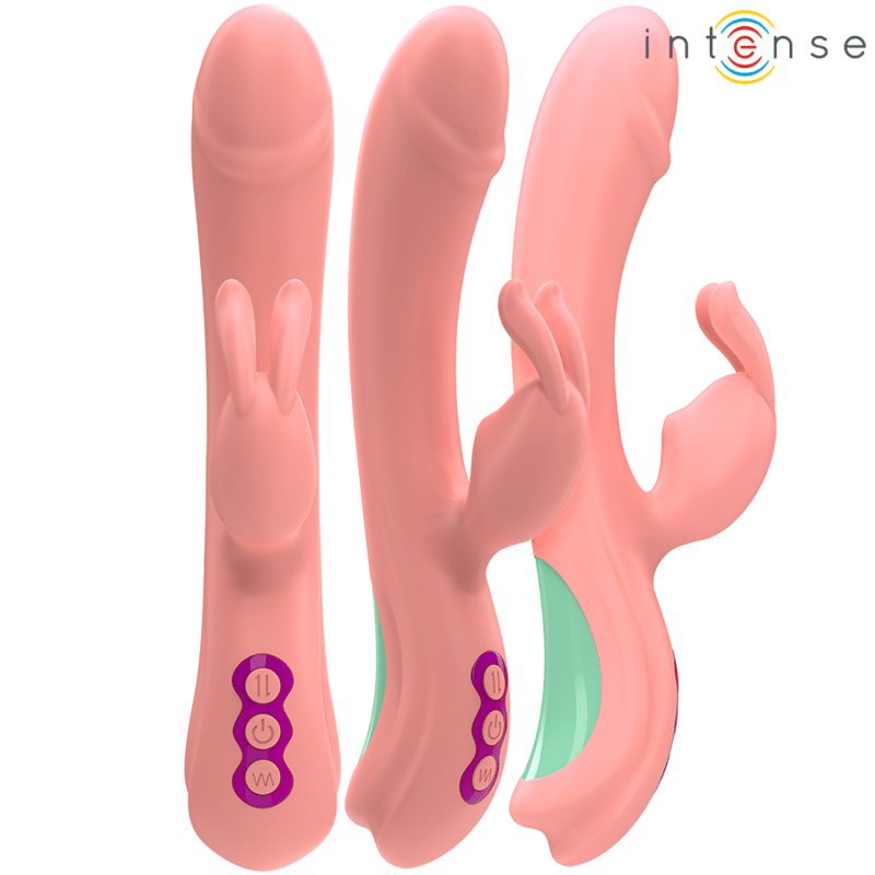 INTENSE - RACHEL RABBIT VIBRATOR 5 VIBRATIONS PINK - Kink&Play