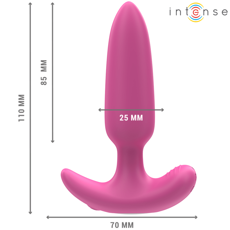 INTENSE - ROSS ANAL PLUG 10 VIBRATIONS PINK REMOTE CONTROL - Kink&Play