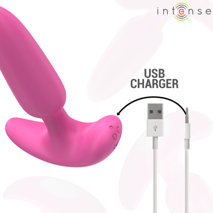 INTENSE - ROSS ANAL PLUG 10 VIBRATIONS PINK REMOTE CONTROL - Kink&Play