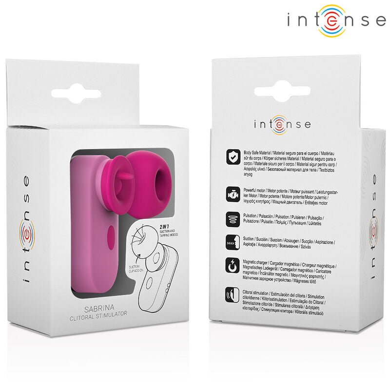 INTENSE - SABRINA CLIT STIMULATOR PINK - Kink&Play
