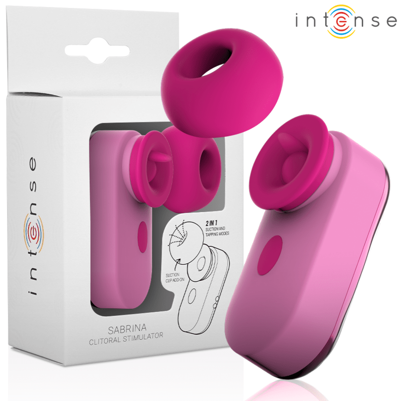 INTENSE - SABRINA CLIT STIMULATOR PINK - Kink&Play