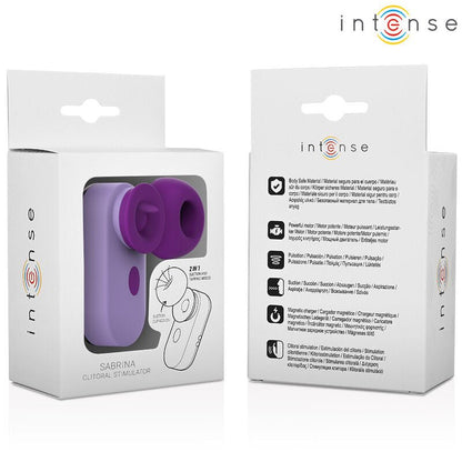 INTENSE - SABRINA CLIT STIMULATOR PURPLE - Kink&Play
