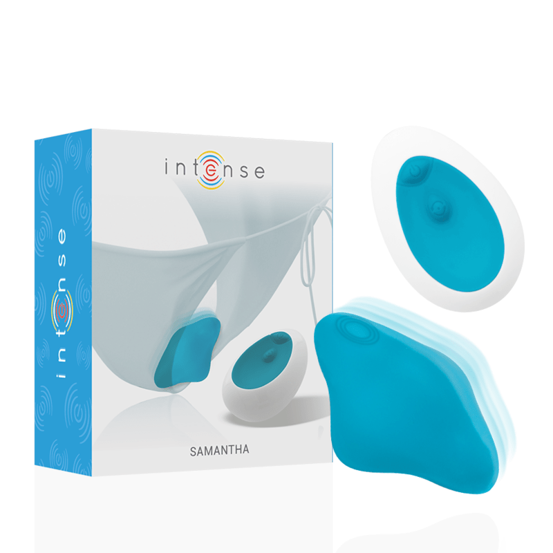 INTENSE - SAMANTHA PANTIE REMOTE CONTROL BLUE - Kink&Play