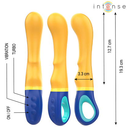 INTENSE - SHAGGY G - SPOT VIBRATOR YELLOW - Kink&Play
