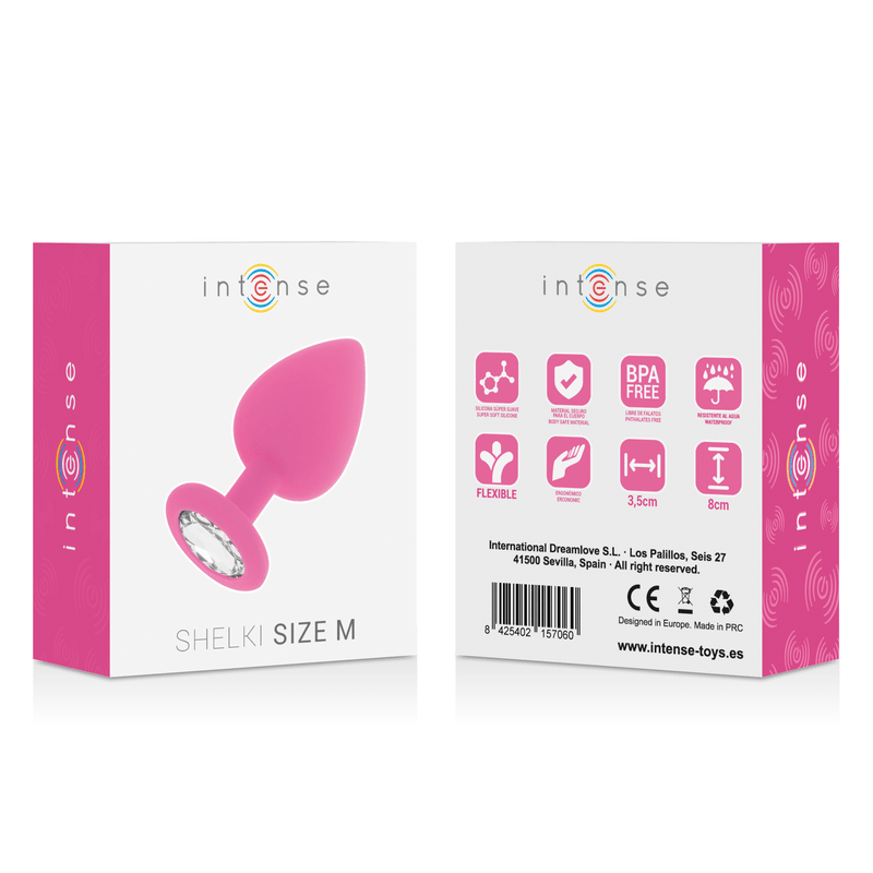 INTENSE - SHELKI M ANAL PLUG FUCHSIA - Kink&Play