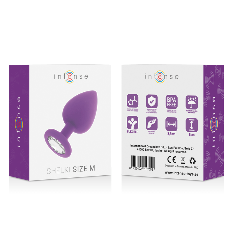 INTENSE - SHELKI M ANAL PLUG LILAC - Kink&Play