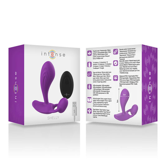 INTENSE - SHELLY PLUG ANAL REMOTE CONTROL PURPLE - Kink&Play